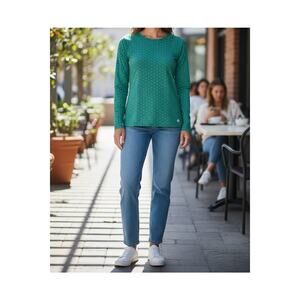 Women’s Hang Ten Green Long Sleeve Athletic Top – Size M